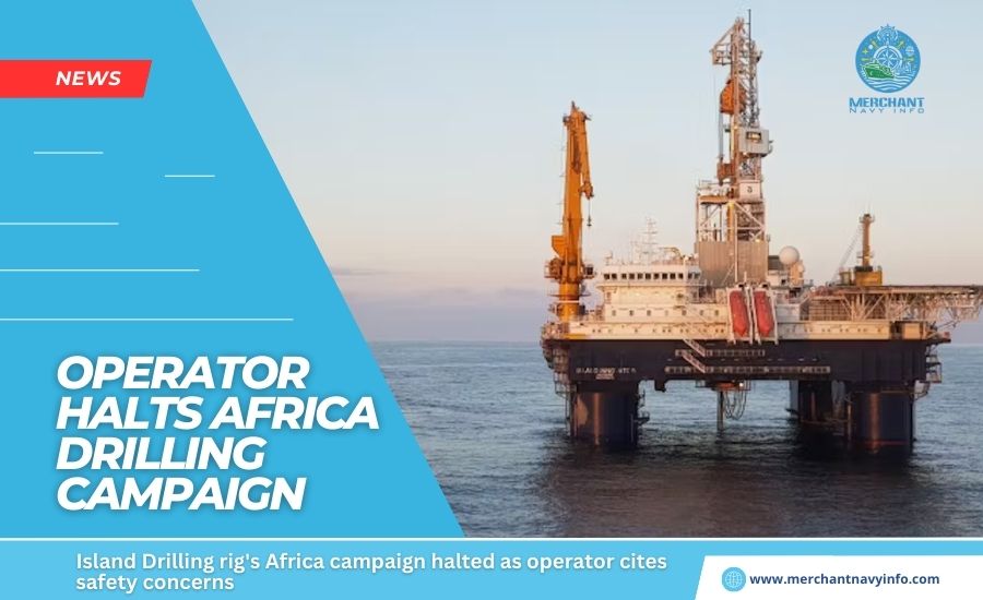 Operator pulls the plug on Island Drilling rig’s campaign off Africa due to safety issues.