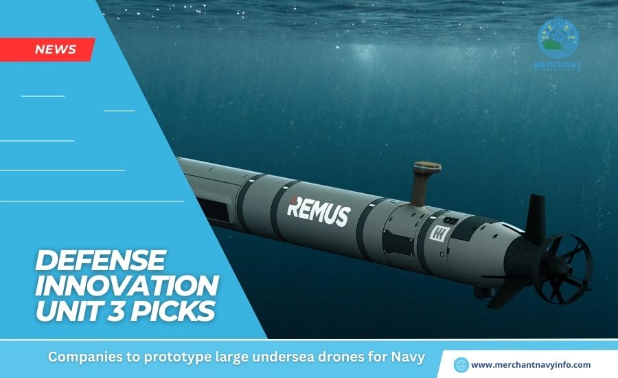 Defense Innovation Unit: Prototype large undersea drones for the Navy.