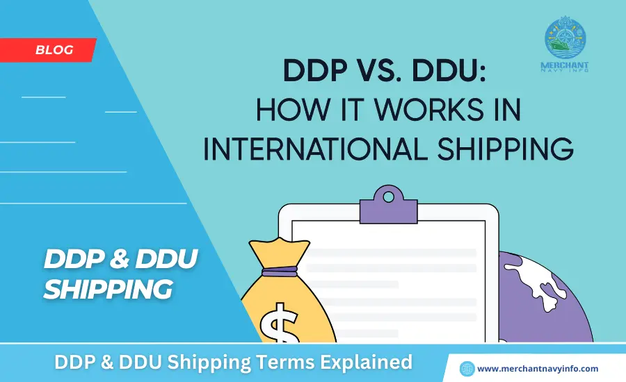 DDP & DDU Shipping Terms Explained - Merchant Navy Info - blog