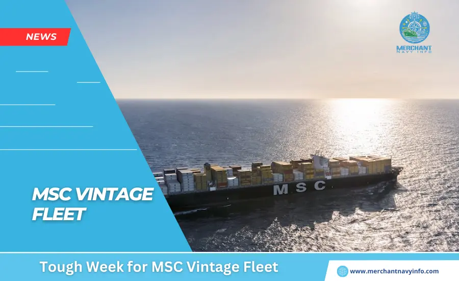 Tough Week for MSC Vintage Fleet - Merchant Navy Info - News