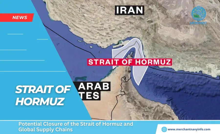 The Geopolitical Gambit Potential Closure of the Strait of Hormuz and Global Supply Chains - Merchant Navy Info - NEWS NEW