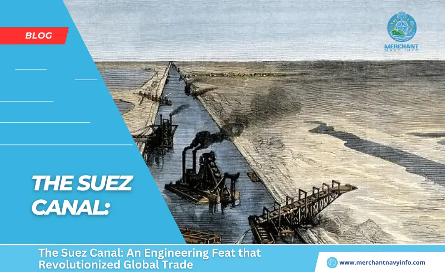 The Suez Canal An Engineering Feat that Revolutionized Global Trade - Merchant Navy Info - Blog