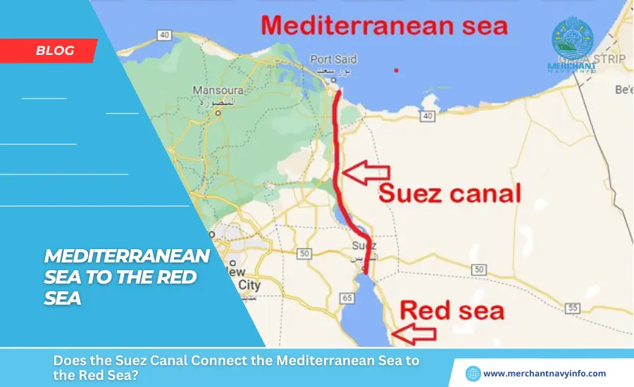 Does the Suez Canal Connect the Mediterranean Sea to the Red Sea?