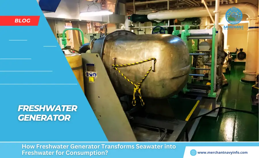 How Freshwater Generator Transforms Seawater into Freshwater for Consumption - Merchant Navy Info - Blog