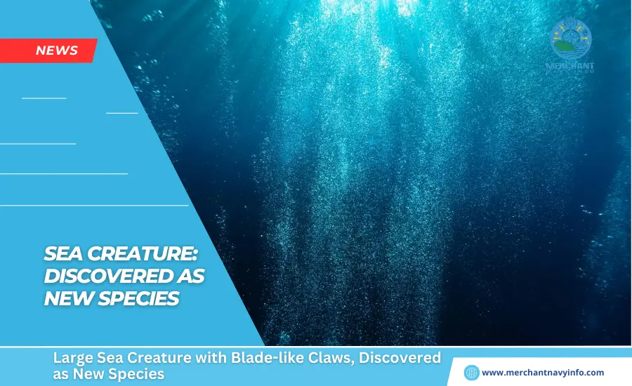 Large Sea Creature With Blade-like Claws, Discovered as New Species - Merchant Navy Info - News
