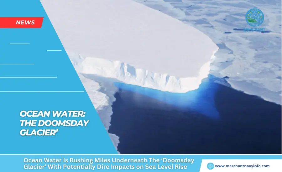 Ocean Water Is Rushing Miles Underneath The ‘Doomsday Glacier’ With Potentially Dire Impacts on Sea Level Rise - Merchant Navy Info - News