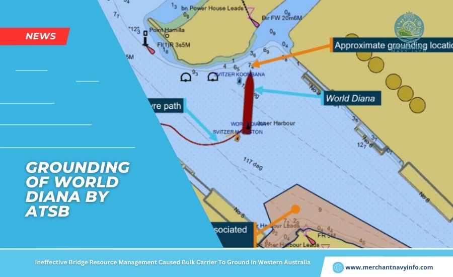 Ineffective Bridge Resource Management Caused Bulk Carrier To Ground In Western Australia - Merchant Navy Info