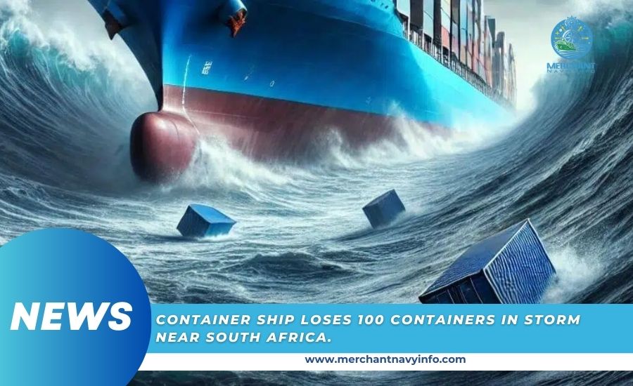 A Container Ship Lost Nearly 100 Containers In A Severe Storm Near South Africa - Merhcant Navy Info