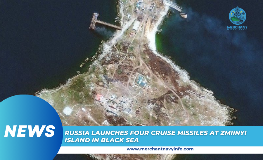 Russia Launches Four Cruise Missiles At Zmiinyi Island In The Black Sea - Merchant Navy Info