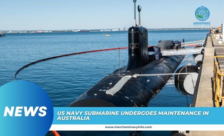 US Navy Submarine Undergoes Maintenance In Australia - Merchant Navy Info