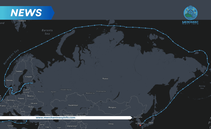 First Panamax container ship crosses the Arctic and arrives in China in just three weeks - Merchant Navy Info