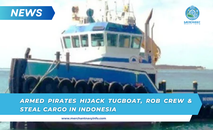 Armed Pirates Hijack Tugboat, Rob Crew & Steal Cargo In Indonesia - Merchant Navy Info