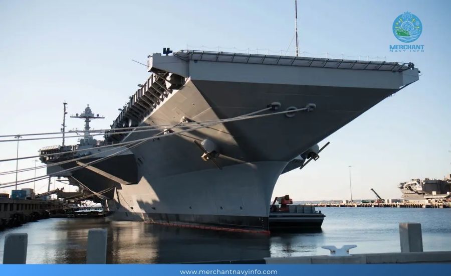 what is Biggest Aircraft Carrier - Gerald R. Ford - Merchant Navy info 