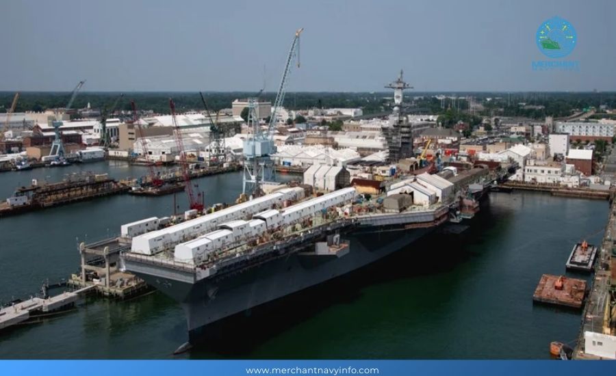 what is Biggest Aircraft Carrier - Gerald R. Ford - Merchant Navy info 