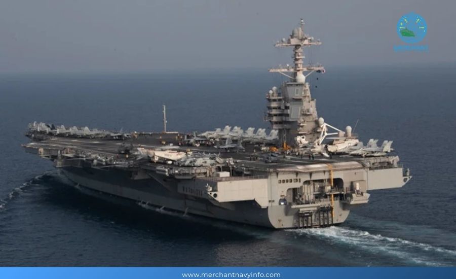 what is Biggest Aircraft Carrier - Gerald R. Ford - Merchant Navy info 