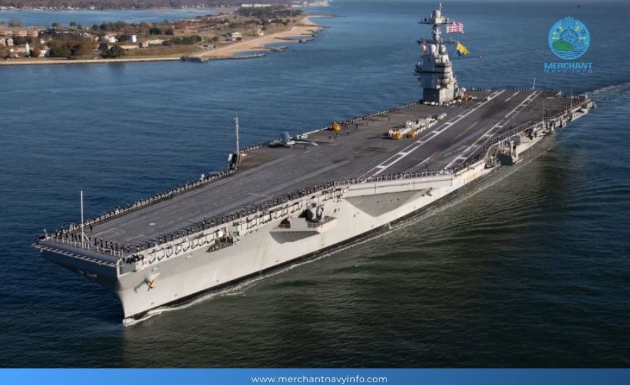 what is Biggest Aircraft Carrier - Gerald R. Ford - Merchant Navy info 