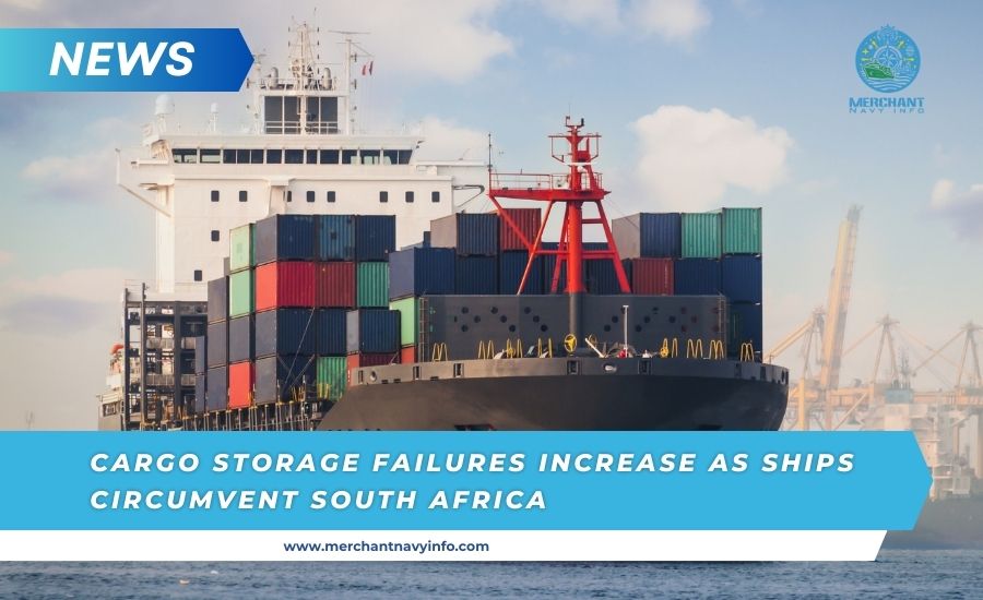 Cargo Storage Failures Increase As Ships Circumvent South Africa - Merchant Navy Info